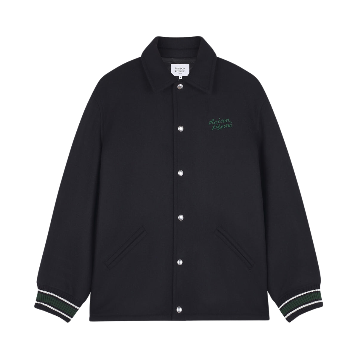 Maison Kitsune Jacket Varsity Black