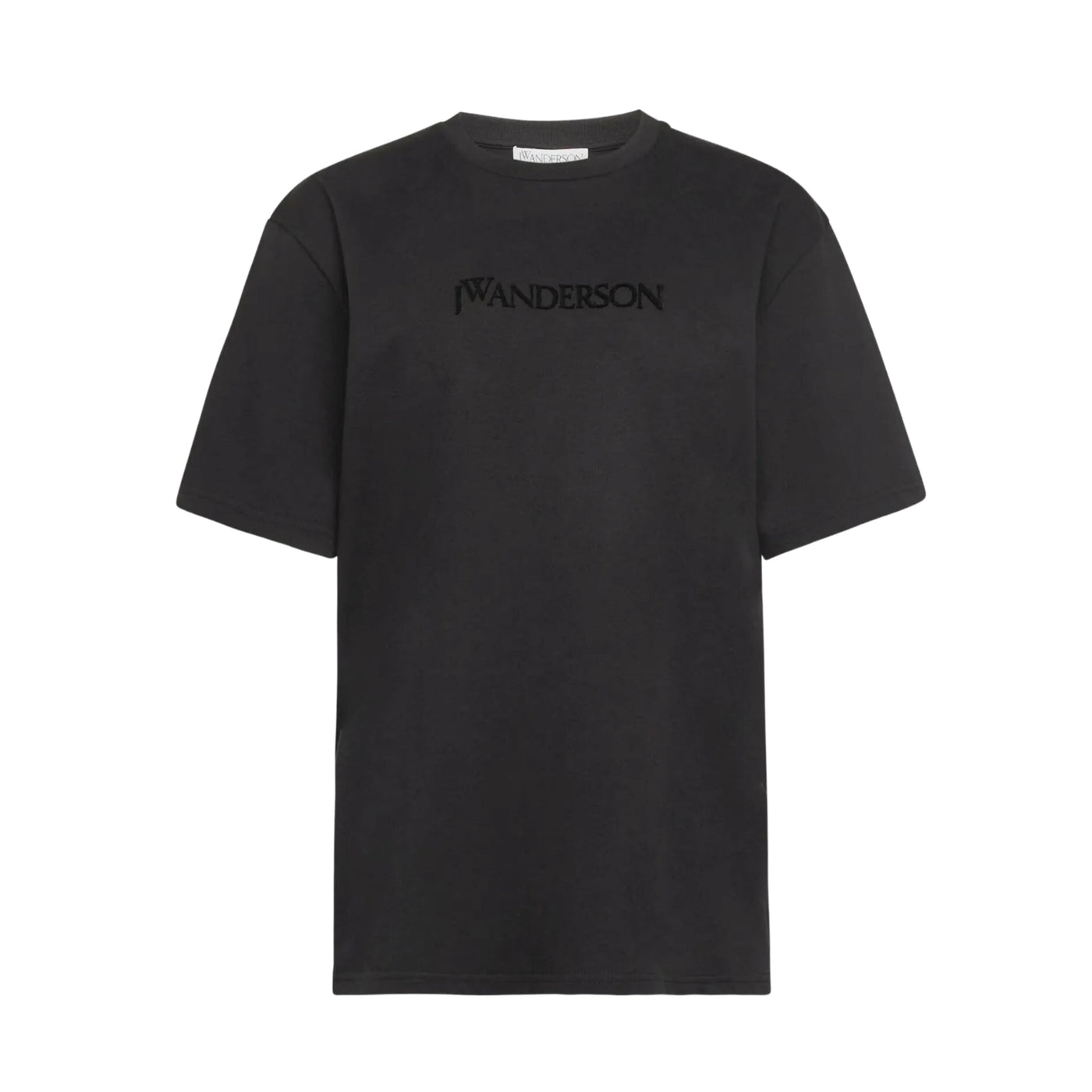 Jw Anderson T-Shirt Logo Embroidery Black