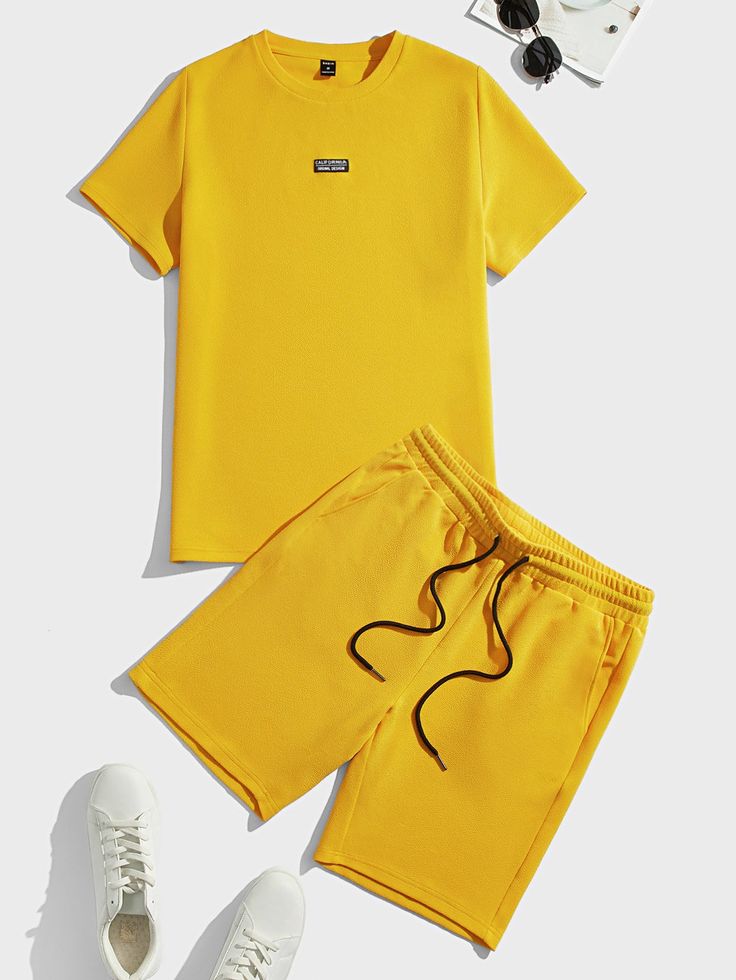 Combo yellow T-shirt and Shorts