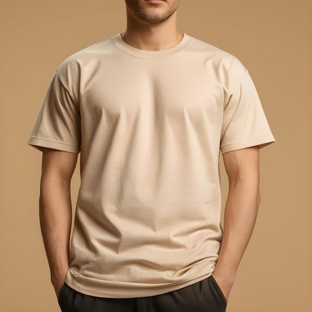 Beige T-shirt