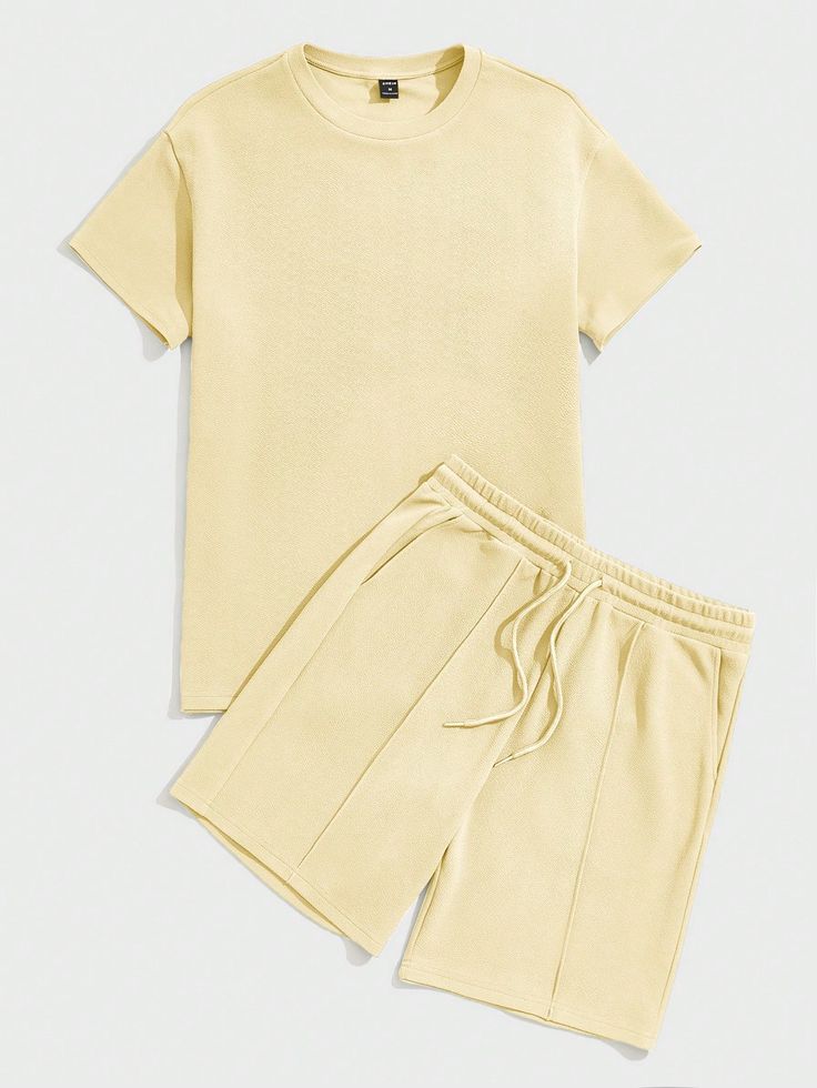 Combo Beige T-shirt and Shorts